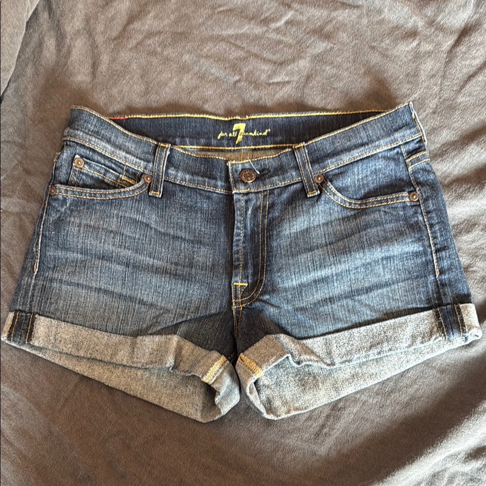 7 For All Mankind Denim Shorts